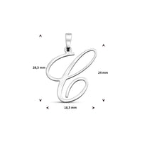 vDam Hanger Letter Zilver Gerhodineerd 1338963