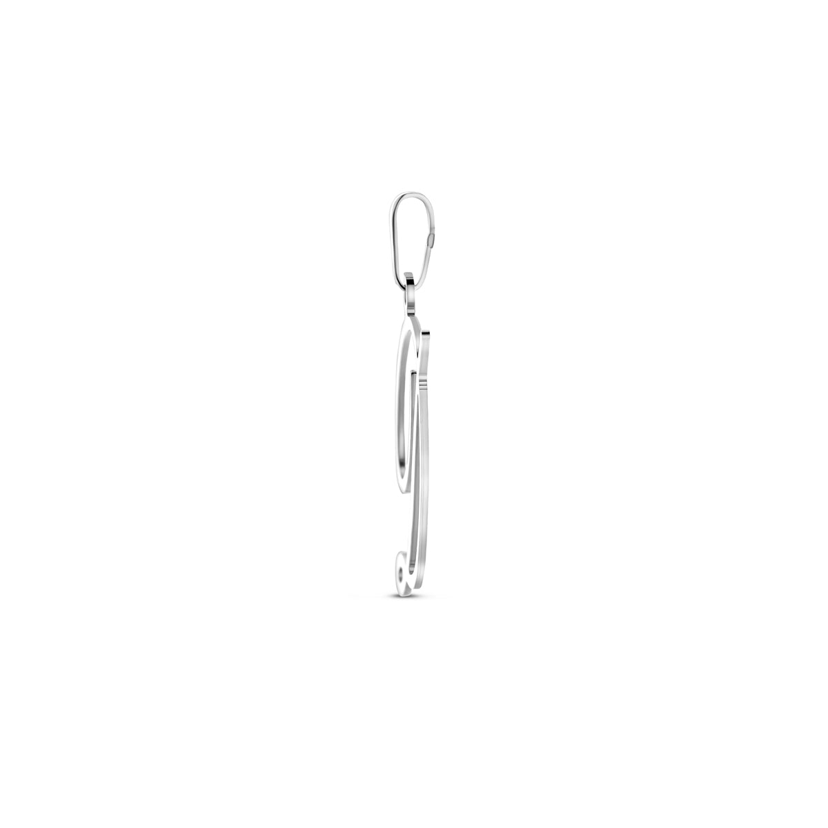 vDam Hanger Letter Zilver Gerhodineerd 1338964