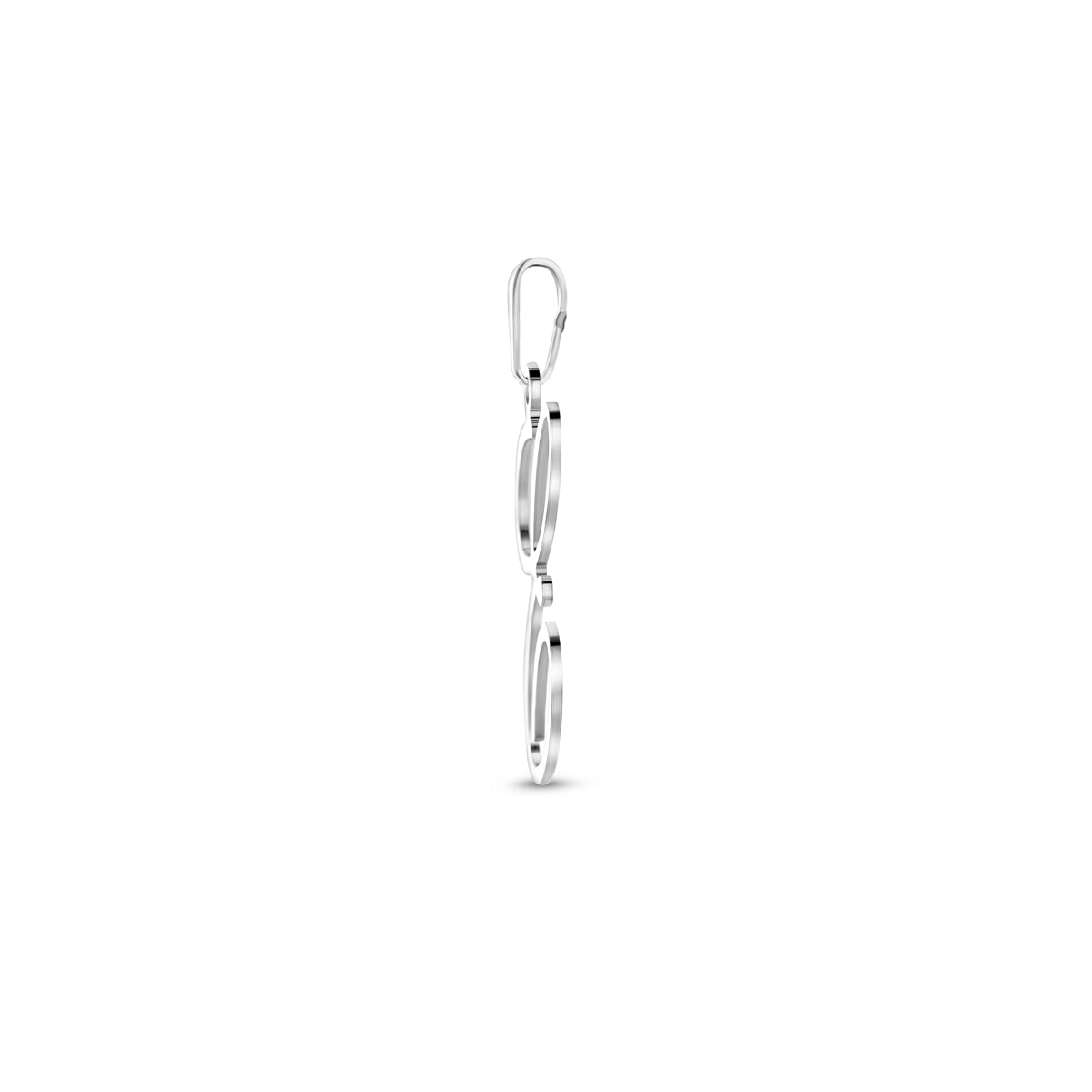 vDam Hanger Letter Zilver Gerhodineerd 1338965