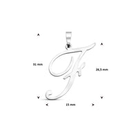 vDam Hanger Letter Zilver Gerhodineerd 1338966