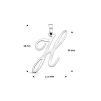 vDam Hanger Letter Zilver Gerhodineerd 1338968