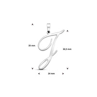 vDam Hanger Letter Zilver Gerhodineerd 1338970