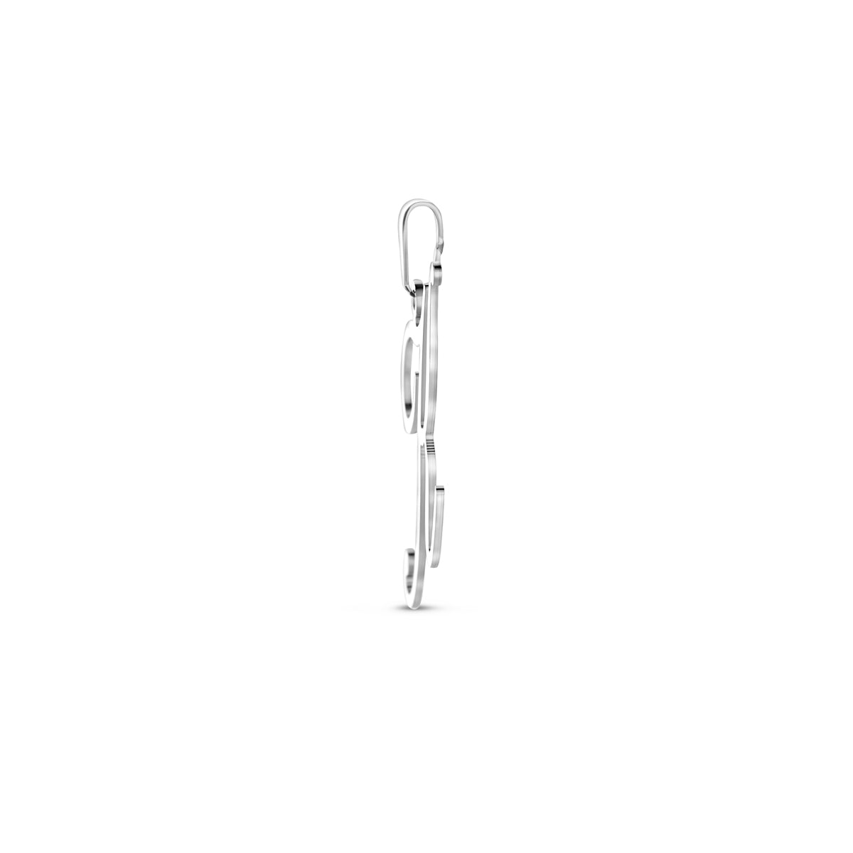 vDam Hanger Letter Zilver Gerhodineerd 1338971
