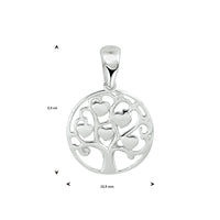 vDam Hanger Levensboom Zilver Gerhodineerd 1333277