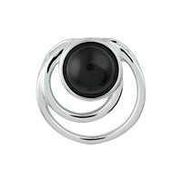 vDam Hanger Onyx Zilver Gerhodineerd 1332521