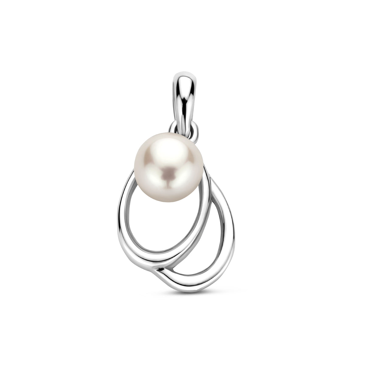 vDam Hanger Parel 15,5 Mm Zilver Gerhodineerd 1341914