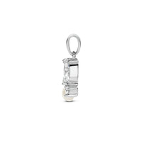 vDam Hanger Parel En Zirkonia Zilver Gerhodineerd 1335386