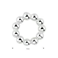 vDam Hanger Rond Bolletjes Zilver Gerhodineerd 1333344