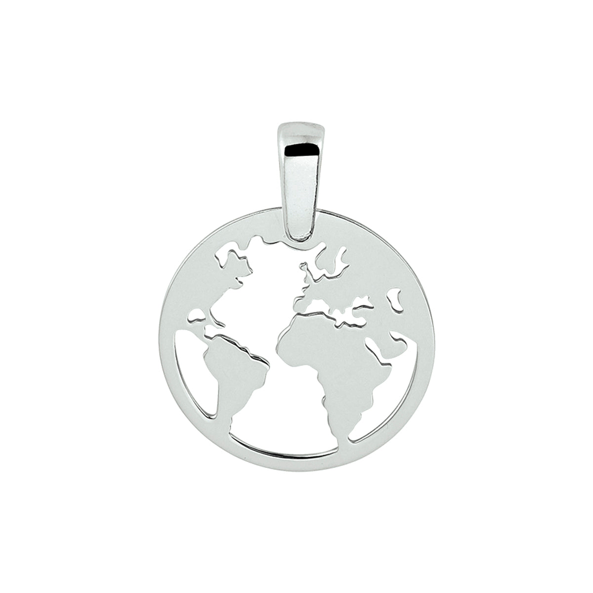 vDam Hanger Wereldbol Zilver Gerhodineerd 1329627