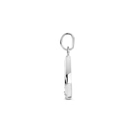 vDam Hanger Zirkonia 19 Mm Zilver Gerhodineerd 1341209