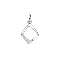 vDam Hanger Zirkonia 19 Mm Zilver Gerhodineerd 1341209