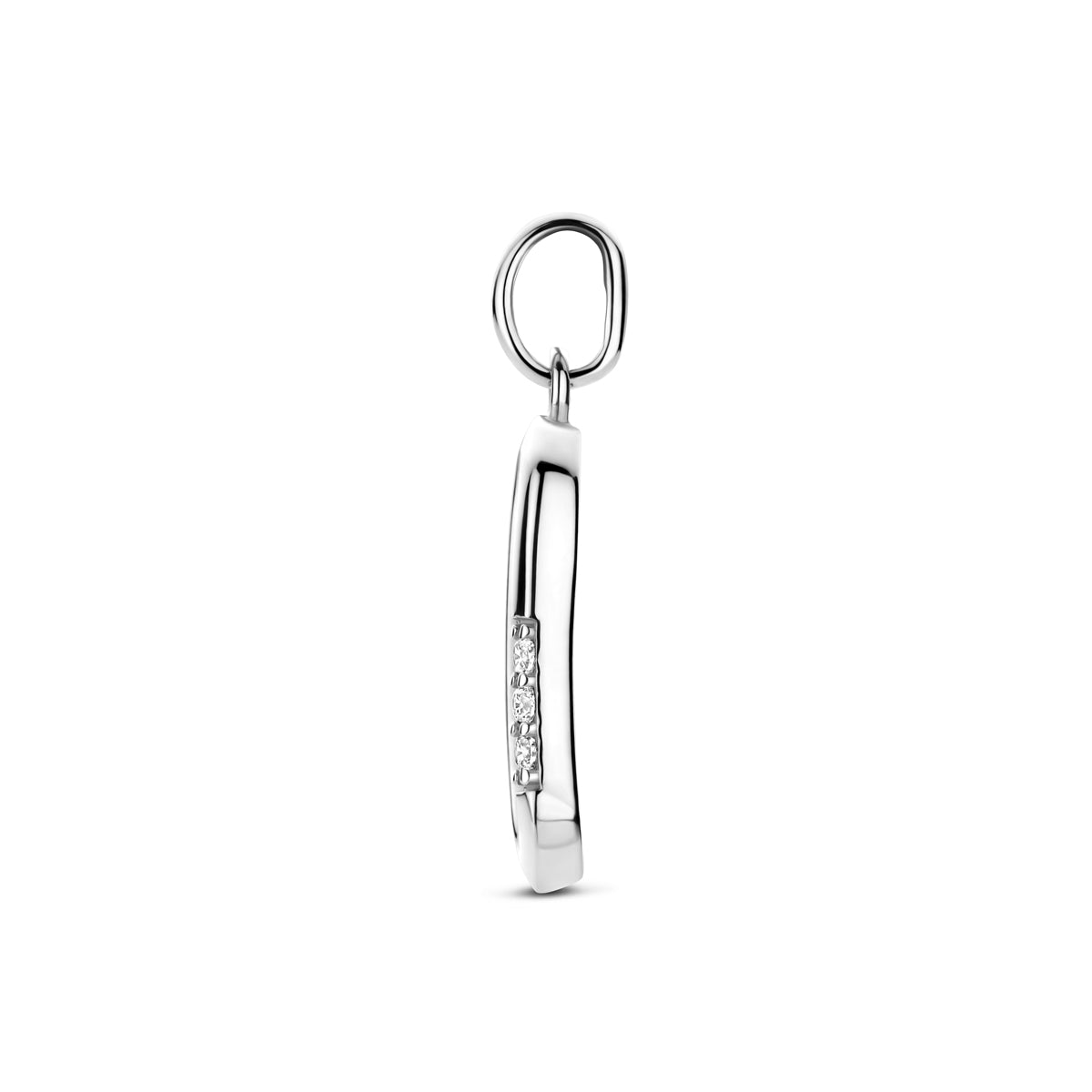 vDam Hanger Zirkonia 20 Mm Zilver Gerhodineerd 1341823