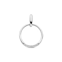 vDam Hanger Zirkonia 22 Mm Zilver Gerhodineerd 1341702