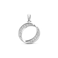 vDam Hanger Zirkonia 23 Mm Zilver Gerhodineerd 1341907