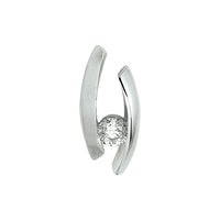 vDam Hanger Zirkonia Zilver Gerhodineerd 1329929