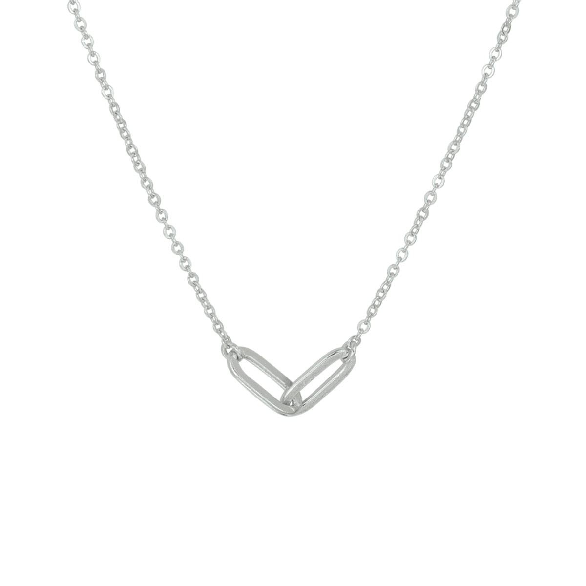 vDam Ketting 1,2 Mm 41 + 4 Cm Zilver Gerhodineerd 1332305