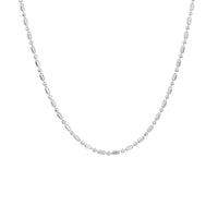 vDam Ketting 1,5 Mm 40 + 4 Cm Zilver Gerhodineerd 1333304