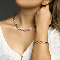 vDam Ketting 10 Mm 45cm Cm Zilver Gerhodineerd 1332641  45cm