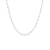 vDam Ketting 2,3 Mm 40 + 4 Cm Zilver Gerhodineerd 1329743