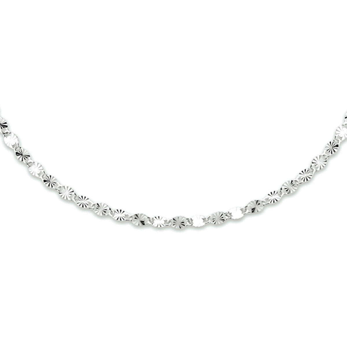 vDam Ketting 2,5 Mm Zilver Gerhodineerd 1333835