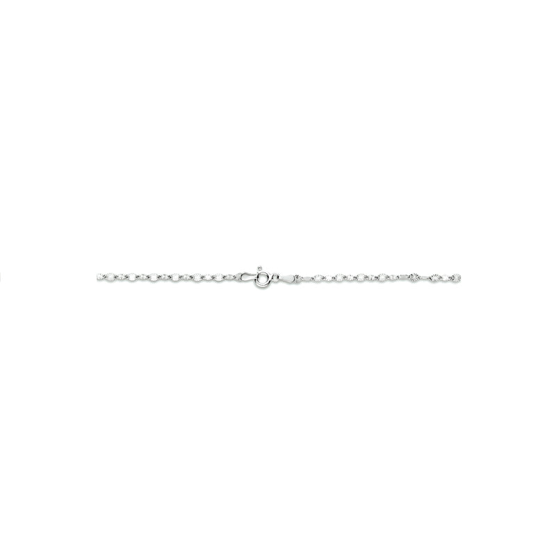 vDam Ketting 2,5 Mm Zilver Gerhodineerd 1333836  60cm