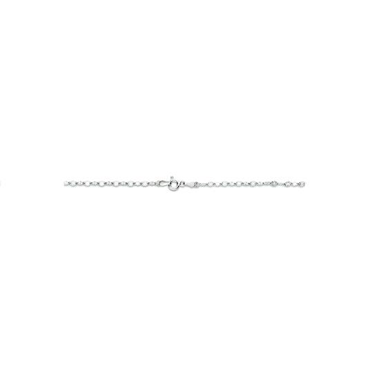 vDam Ketting 2,5 Mm Zilver Gerhodineerd 1333836  60cm