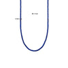 vDam Ketting 3,0 Mm 40cm + 4 Cm Zilver Gerhodineerd 1335743  40cm