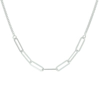 vDam Ketting 3,7 Mm 42 + 3 Cm Zilver Gerhodineerd 1332298