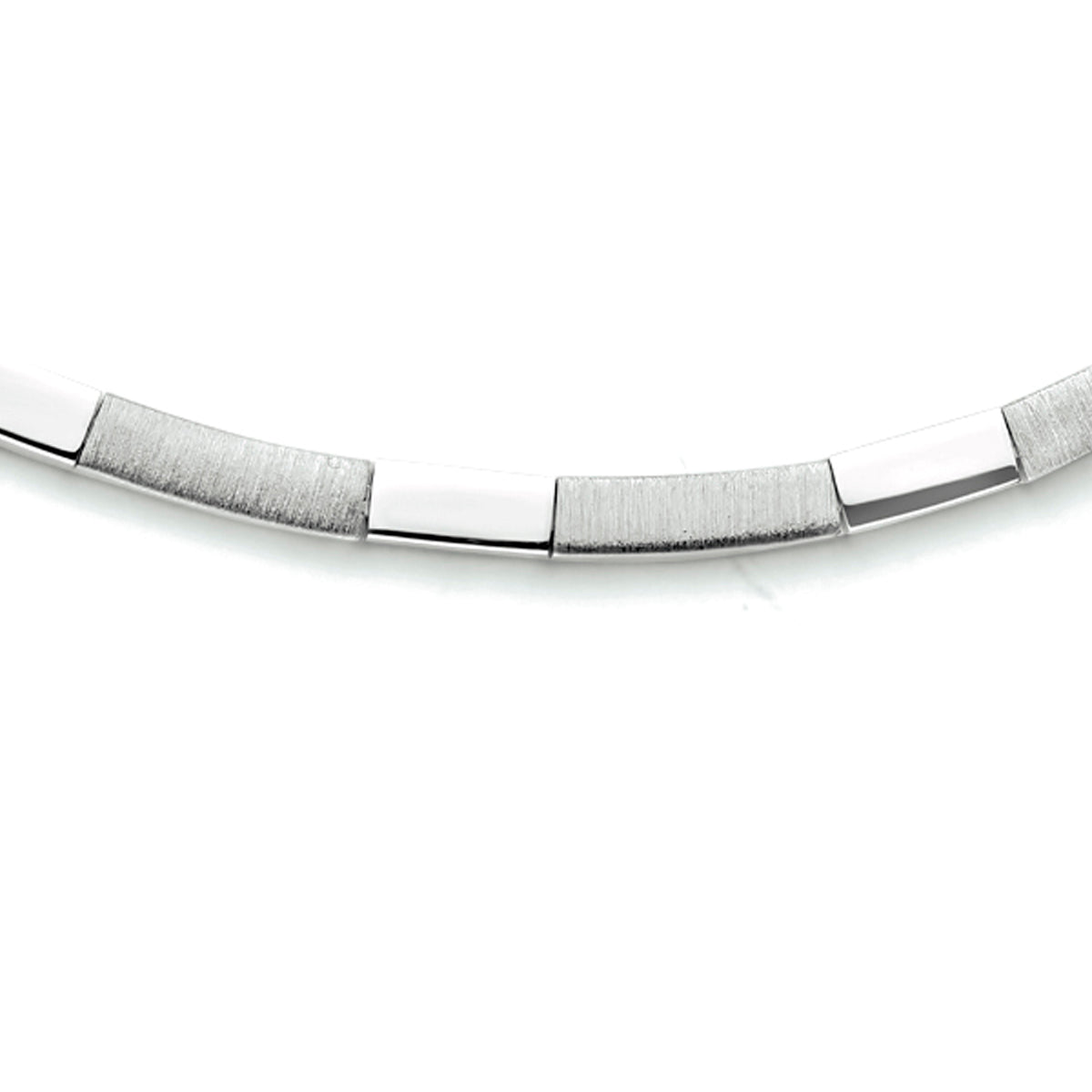 vDam Ketting 4,3 Mm 43 Cm Poli/mat Zilver Gerhodineerd 1333838