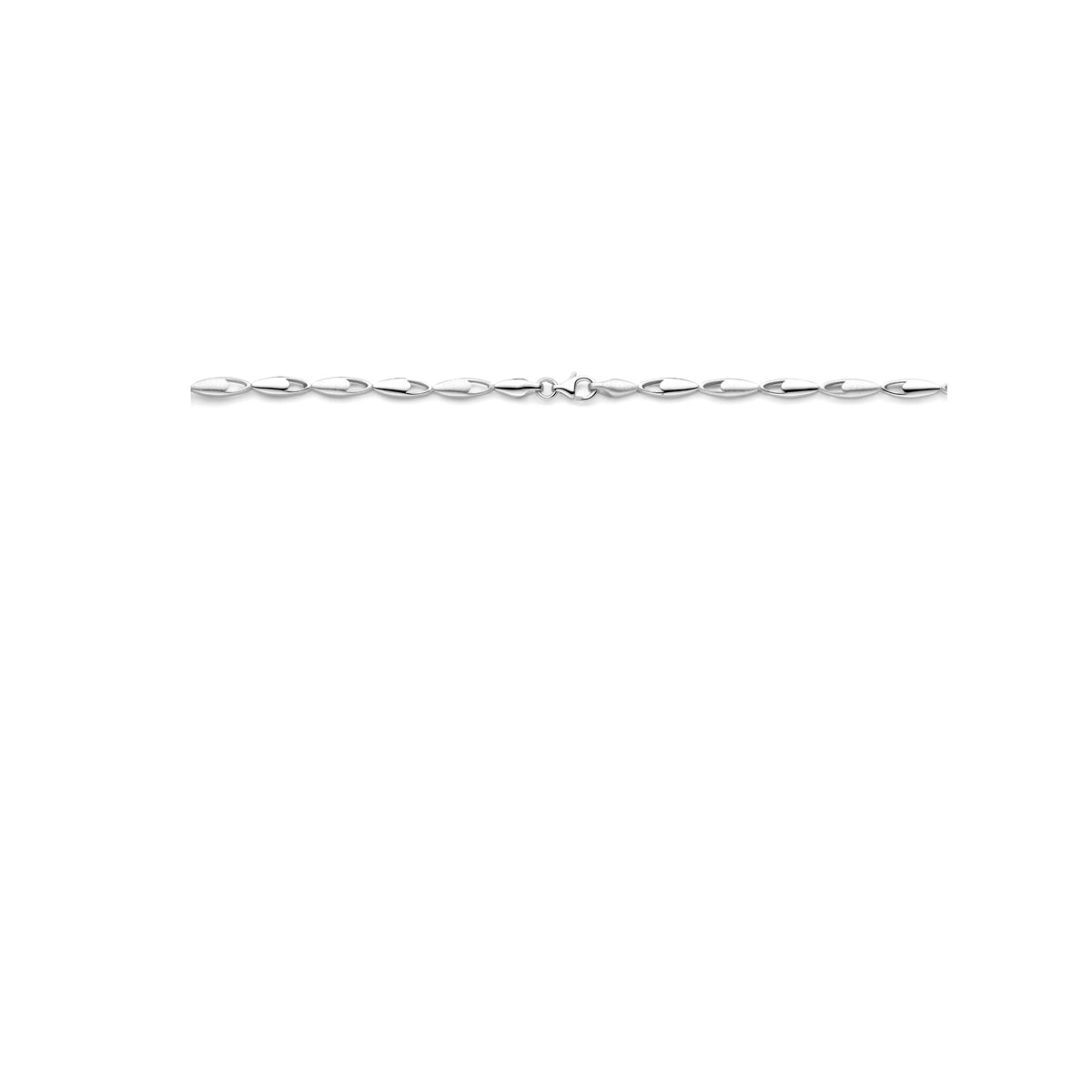 vDam Ketting 4,5 Mm 19 Cm Zilver Gerhodineerd 1341795  45cm