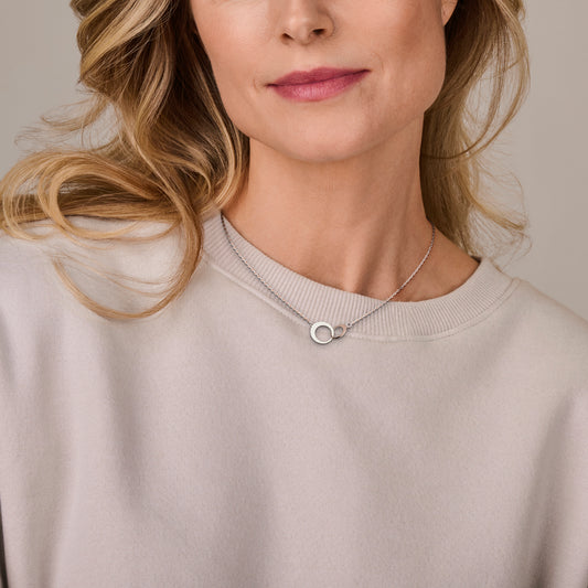 vDam Ketting 40cm + 4 Cm Zilver Gerhodineerd 1341659  40cm