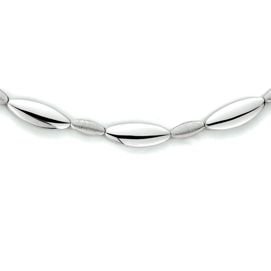 vDam Ketting 5,2 Mm 43 Cm Poli/mat Zilver Gerhodineerd 1333840