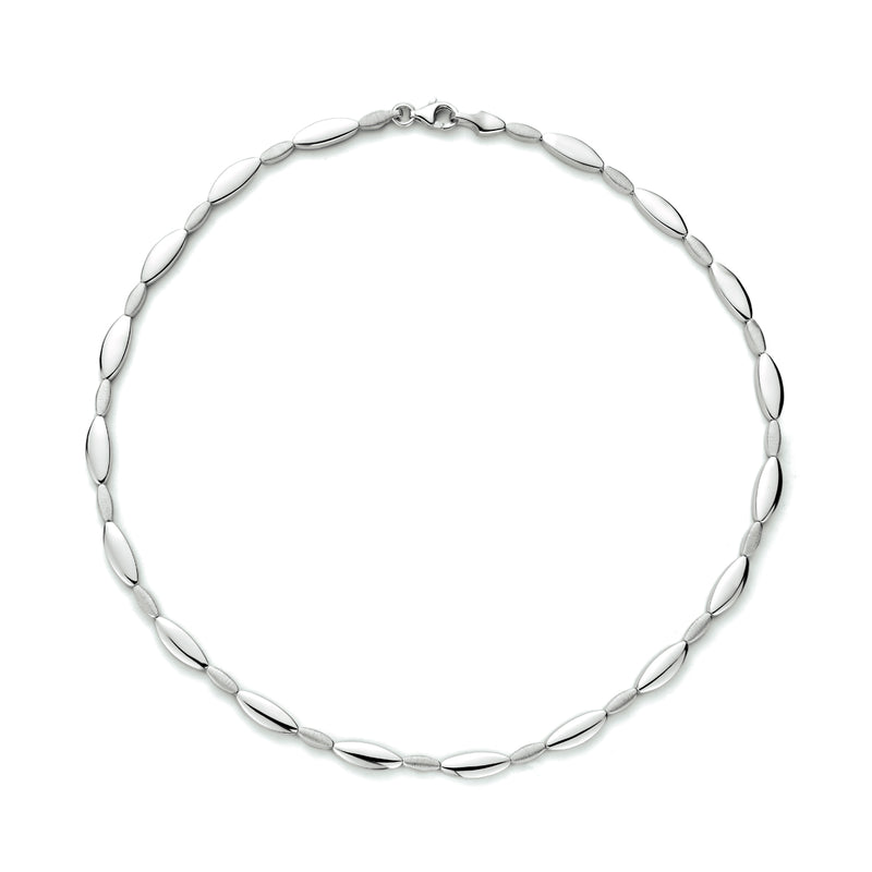 vDam Ketting 5,2 Mm 43cm Cm Poli/mat Zilver Gerhodineerd 1333840  43cm