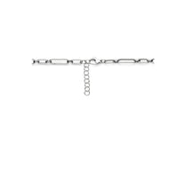 vDam Ketting 6,0 Mm 42cm + 3 Cm Zilver Gerhodineerd 1338626  42cm