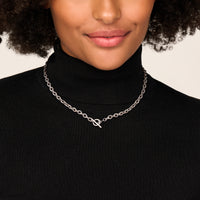 vDam Ketting 6 Mm 42cm Cm Kapittelslot Zilver Gerhodineerd 1339689  42cm