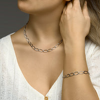 vDam Ketting 7,2 Mm 45cm Cm Zilver Gerhodineerd 1332616  45cm