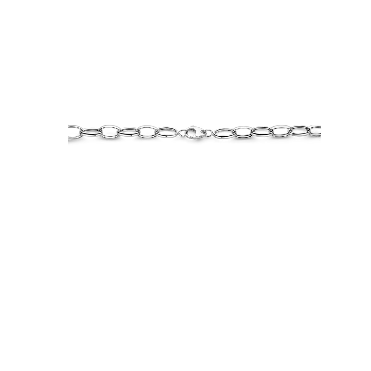 vDam Ketting Anker 10 Mm 43cm Cm Zilver Gerhodineerd 1340048  43cm