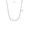 vDam Ketting Anker 3,0 Mm Zilver Gerhodineerd 1333711  42cm