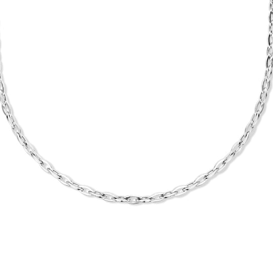 vDam Ketting Anker 4,0 Mm 45 Cm Zilver Gerhodineerd 1335660