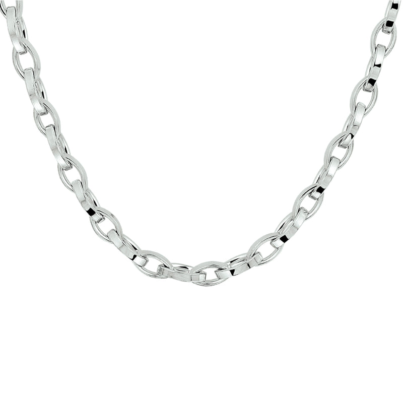 vDam Ketting Anker 5,2 Mm 45 Cm Zilver Gerhodineerd 1329084