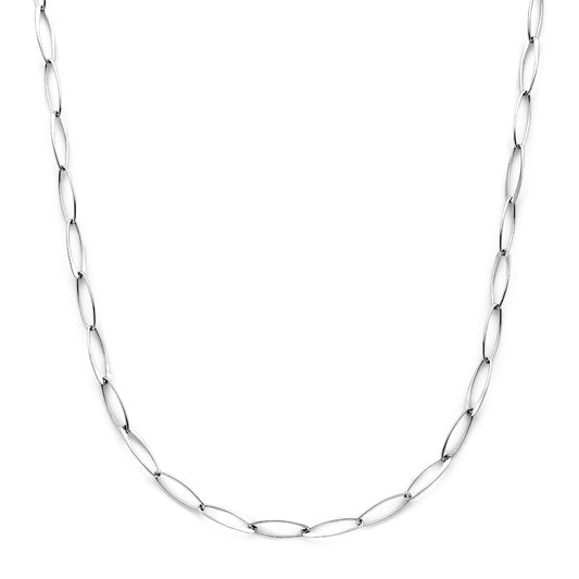 vDam Ketting Anker 6 Mm 45 Cm Zilver Gerhodineerd 1341779