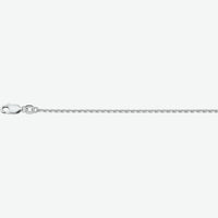 vDam Ketting Anker Gediamanteerd 1,6 Mm Zilver Gerhodineerd 1330063  60cm