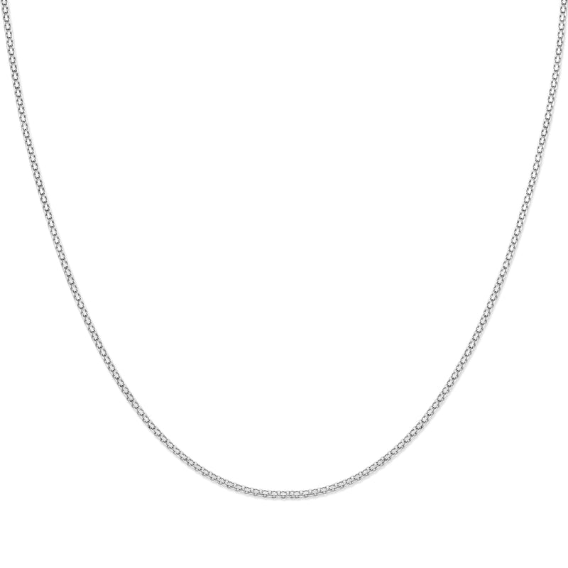 vDam Ketting Bismarck 2,4 Mm 37 + 5 Cm Zilver Gerhodineerd 1340453