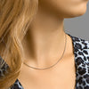 vDam Ketting Bolletjes 1,5 Mm 40cm + 4 Cm Zilver Gerhodineerd 1327016  40cm