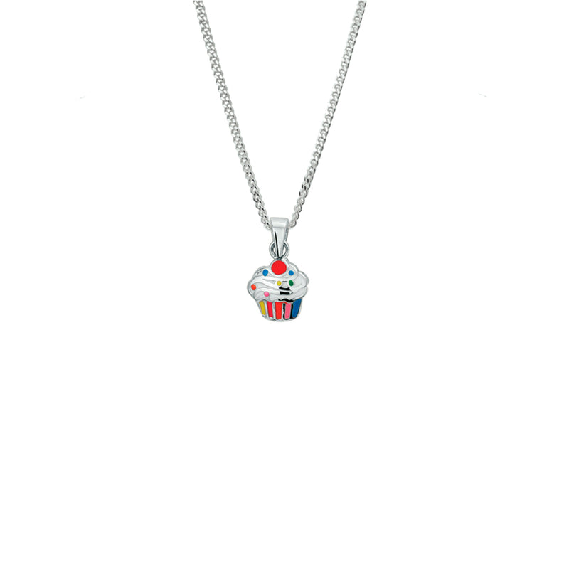 vDam Ketting Cupcake 1,4 Mm 36 + 4 Cm Zilver Gerhodineerd 1327830