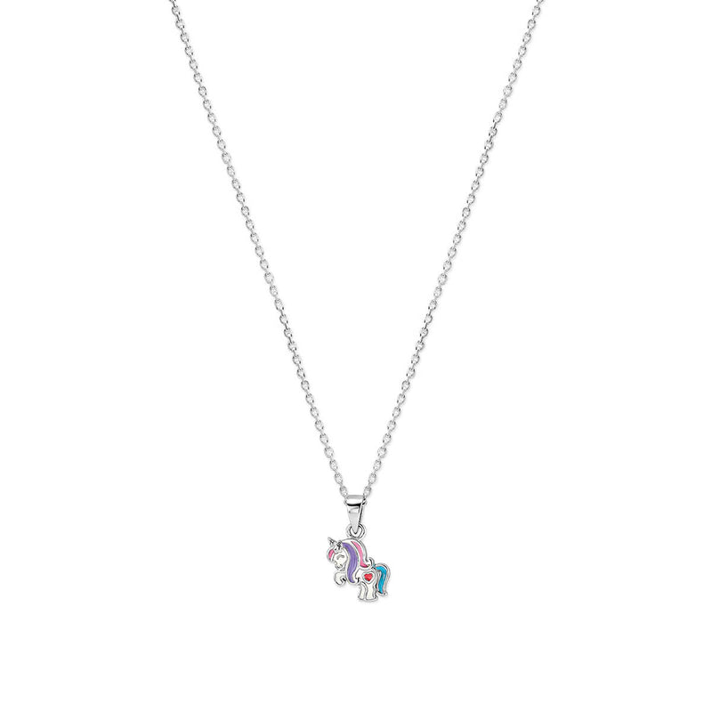 vDam Ketting Eenhoorn 36 + 4 Cm Zilver Gerhodineerd 1340357