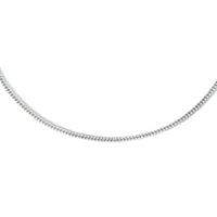 vDam Ketting Gourmette 4-zijdes Geslepen 1,1 Mm Zilver Gerhodineerd 1333555