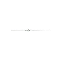 vDam Ketting Gourmette 4-zijdes Geslepen 1,1 Mm Zilver Gerhodineerd 1333557  50cm