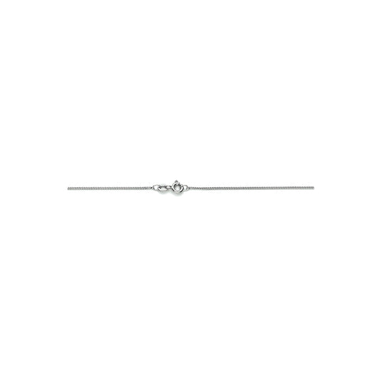 vDam Ketting Gourmette 4-zijdes Geslepen 1,1 Mm Zilver Gerhodineerd 1333557  50cm