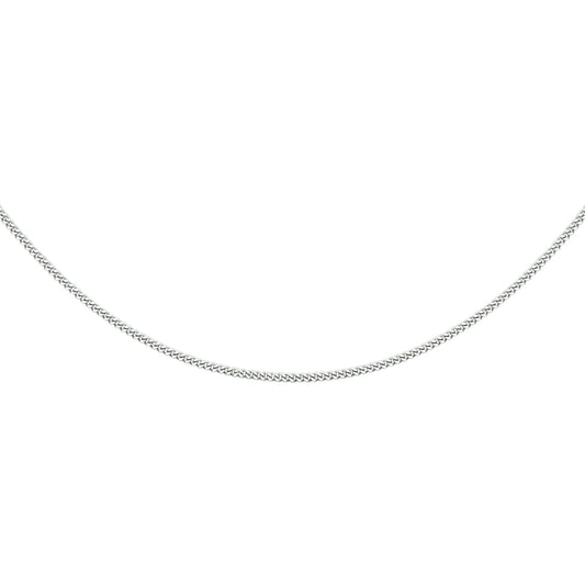 vDam Ketting Gourmette 4-zijdes Geslepen 1,2 Mm Zilver Gerhodineerd 1326292